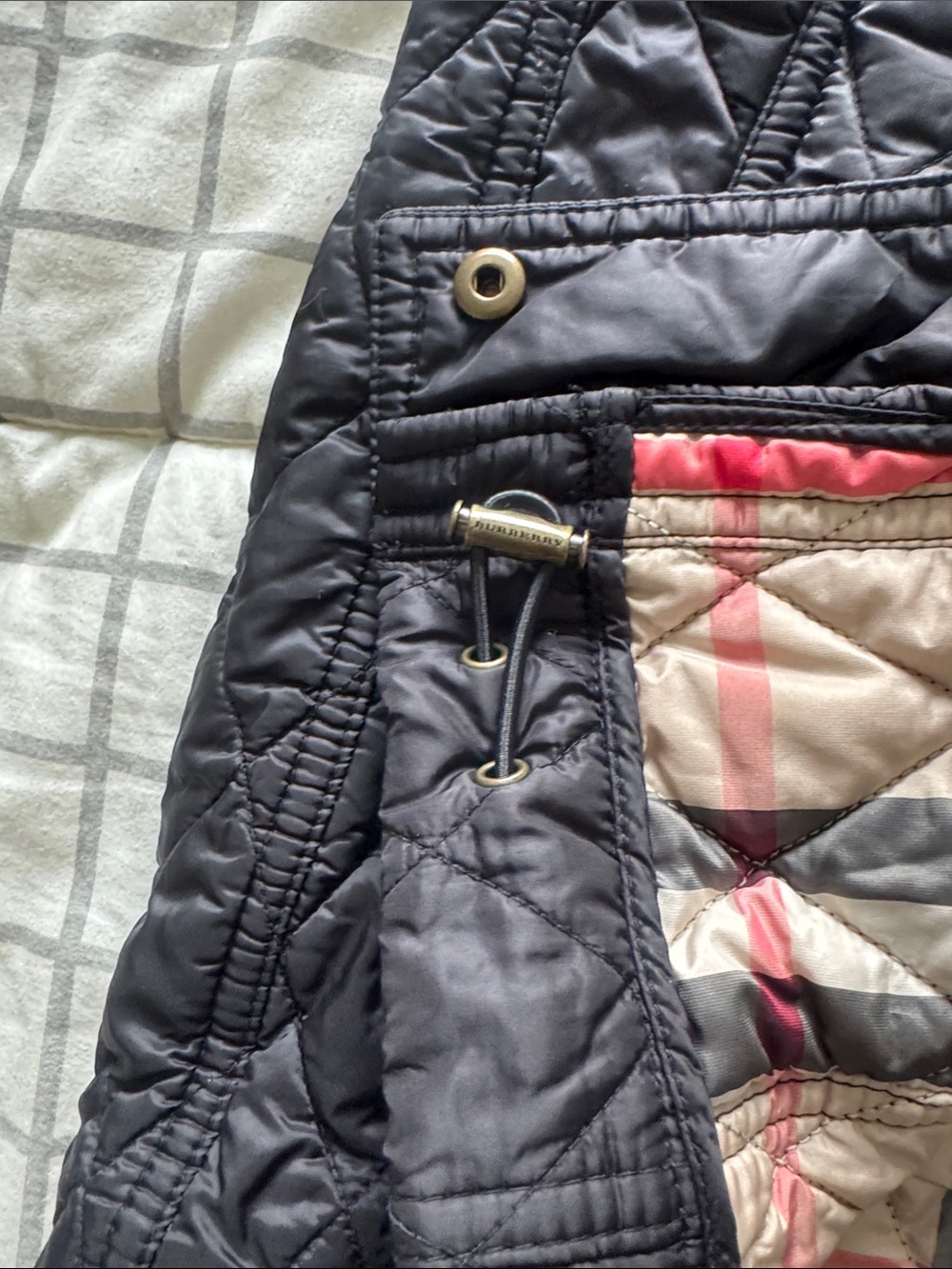 Burberry Black Quilted Long Puffer Coat - Picture 8 of 9